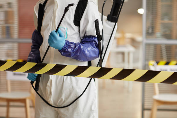 Professional Crime Scene Cleanup technician working in Young America, IN